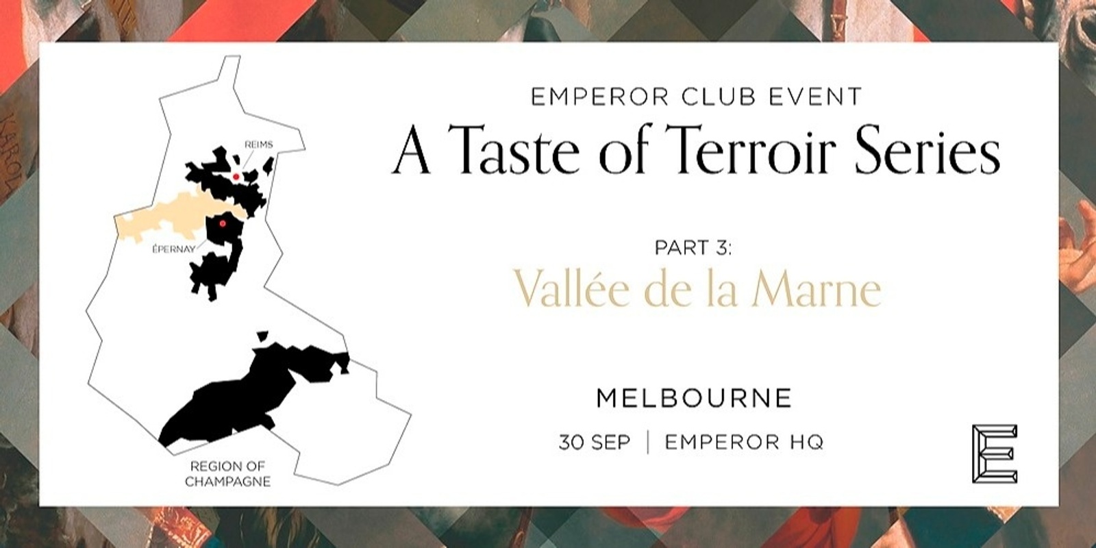 Banner image for A Taste of Terroir Champagne Tasting: Vallée de la Marne 