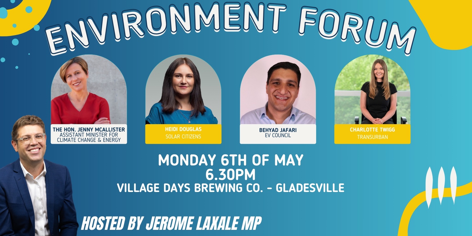 Banner image for Environment Forum with Assistant Minister for Climate Change Jenny McAllister: