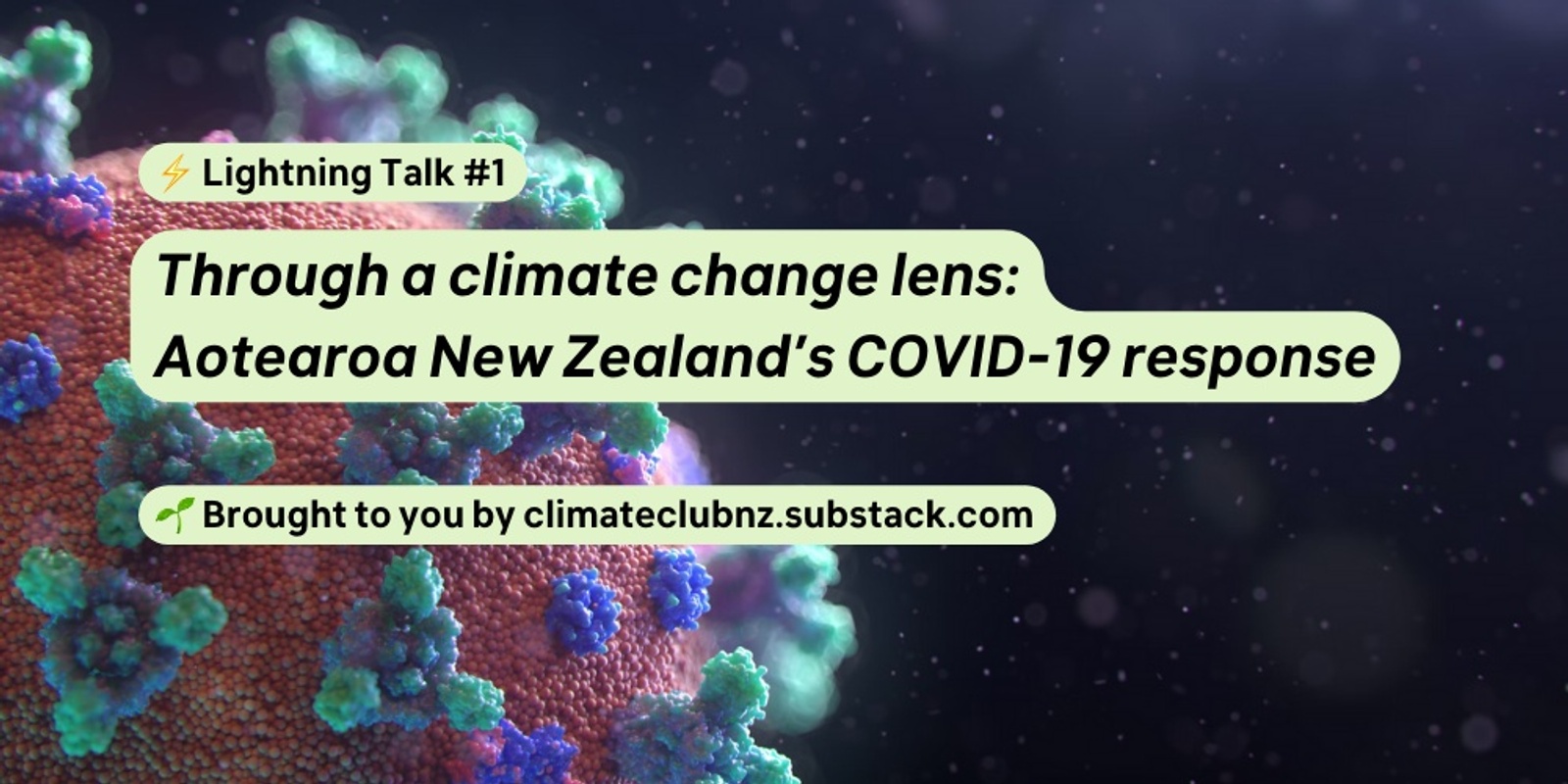 Banner image for Through a climate change lens: Aotearoa New Zealand’s COVID-19 response