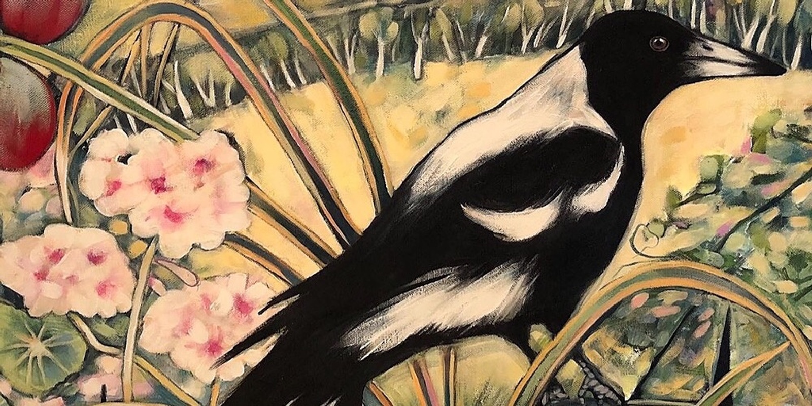 Banner image for Magpies and Almond Blossom ART.WINE.FOOD