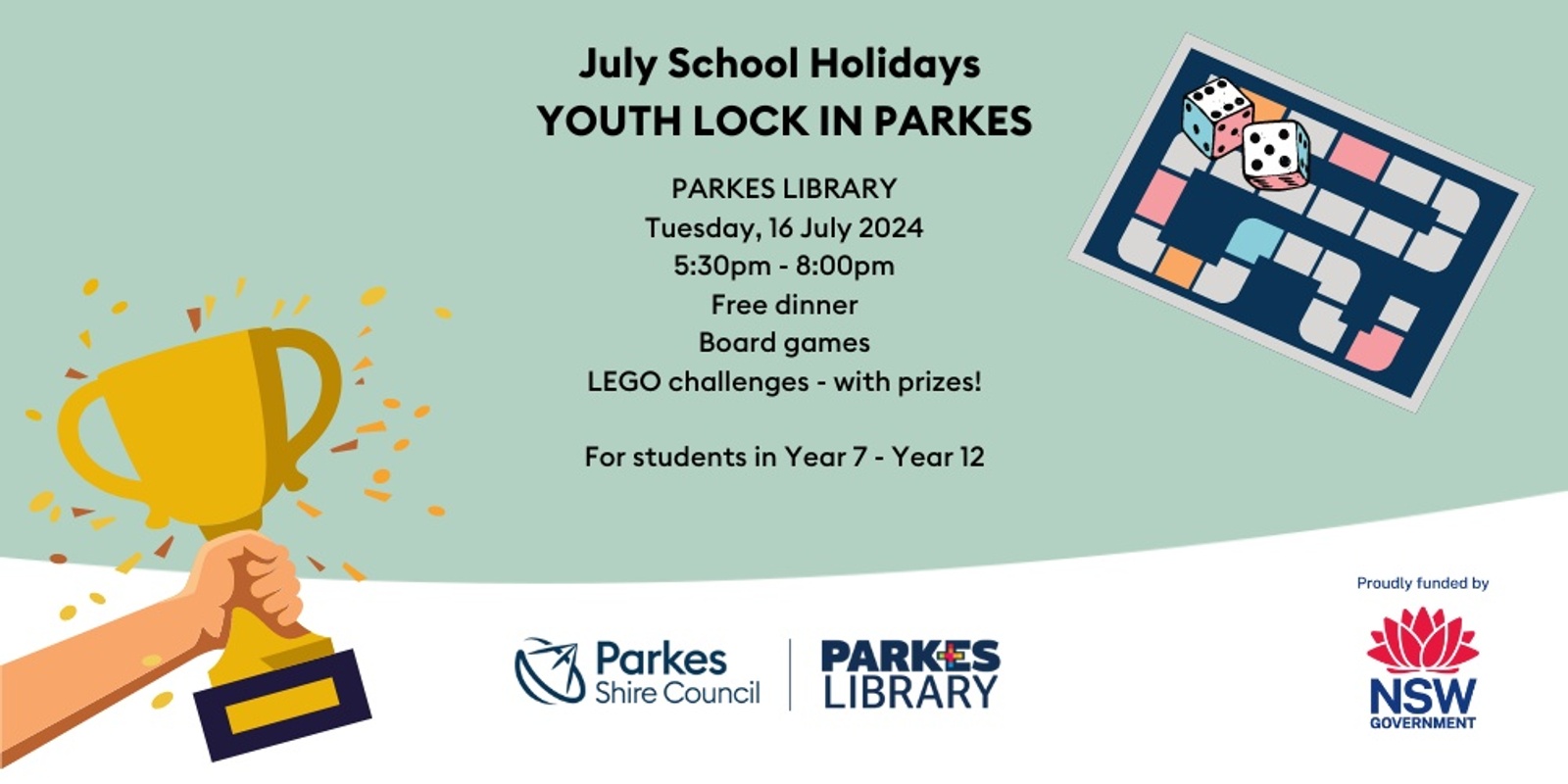 Banner image for Olympic Youth Library Lock In - PARKES