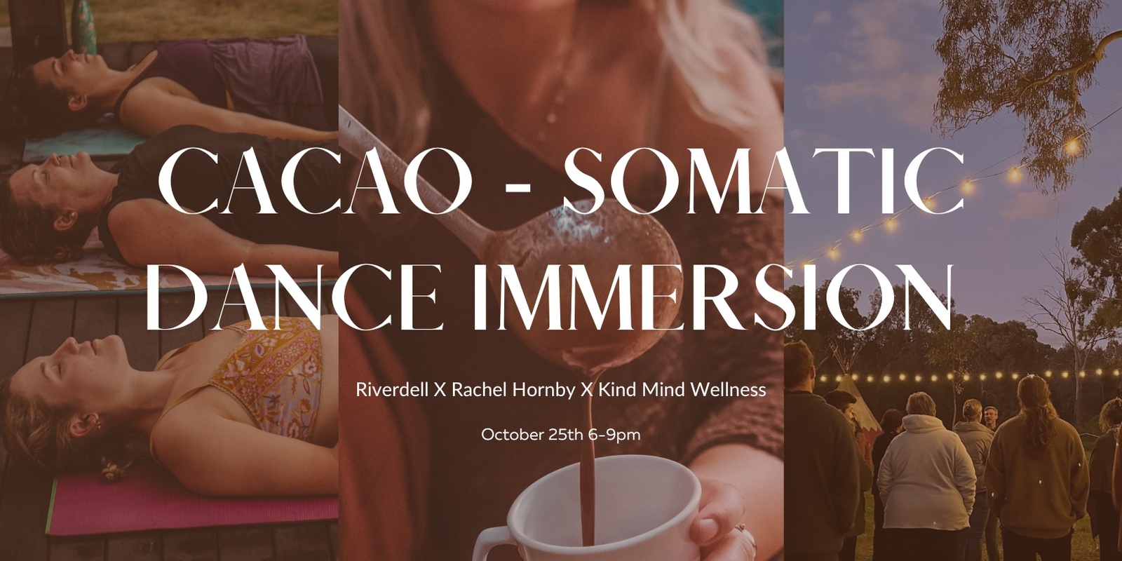 Banner image for Cacao Somatic Dance Immersion with Rachel & Jasmine