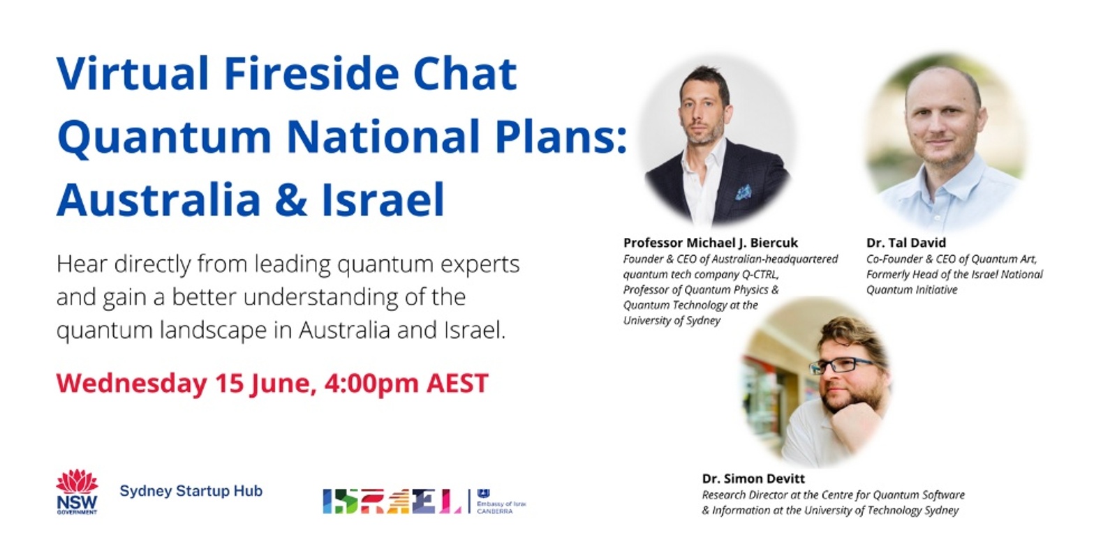 Banner image for Quantum National Plans: Australia & Israel