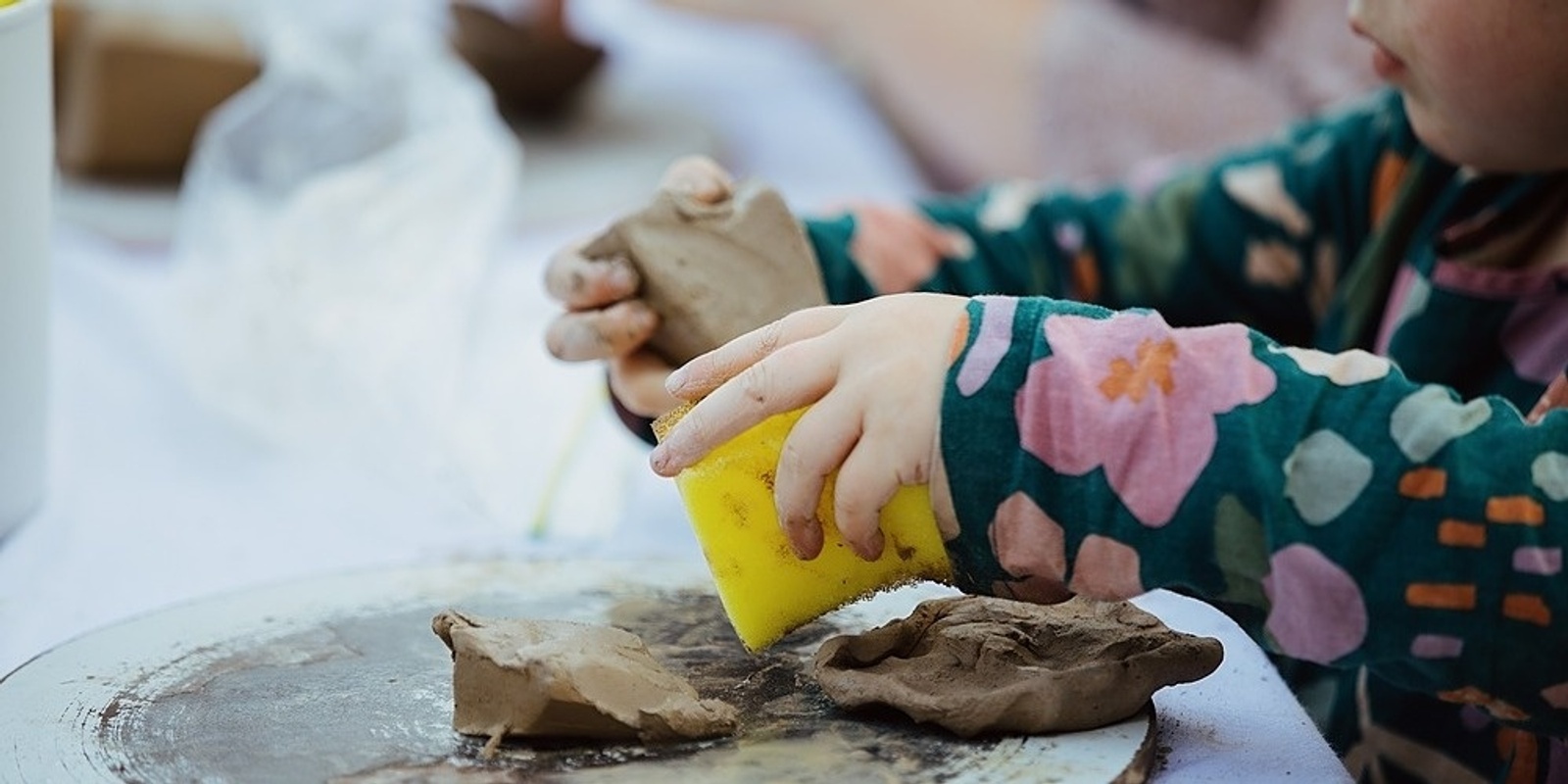 Banner image for Creative Kids: Drop in Clay workshop