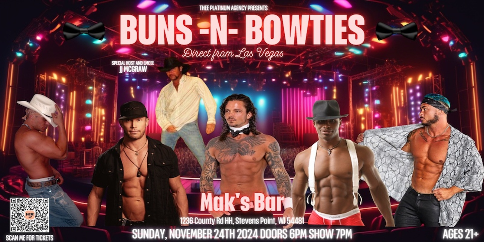 Banner image for BUNS -N- BOWTIES: An Unforgettable Ladies' Night Out!