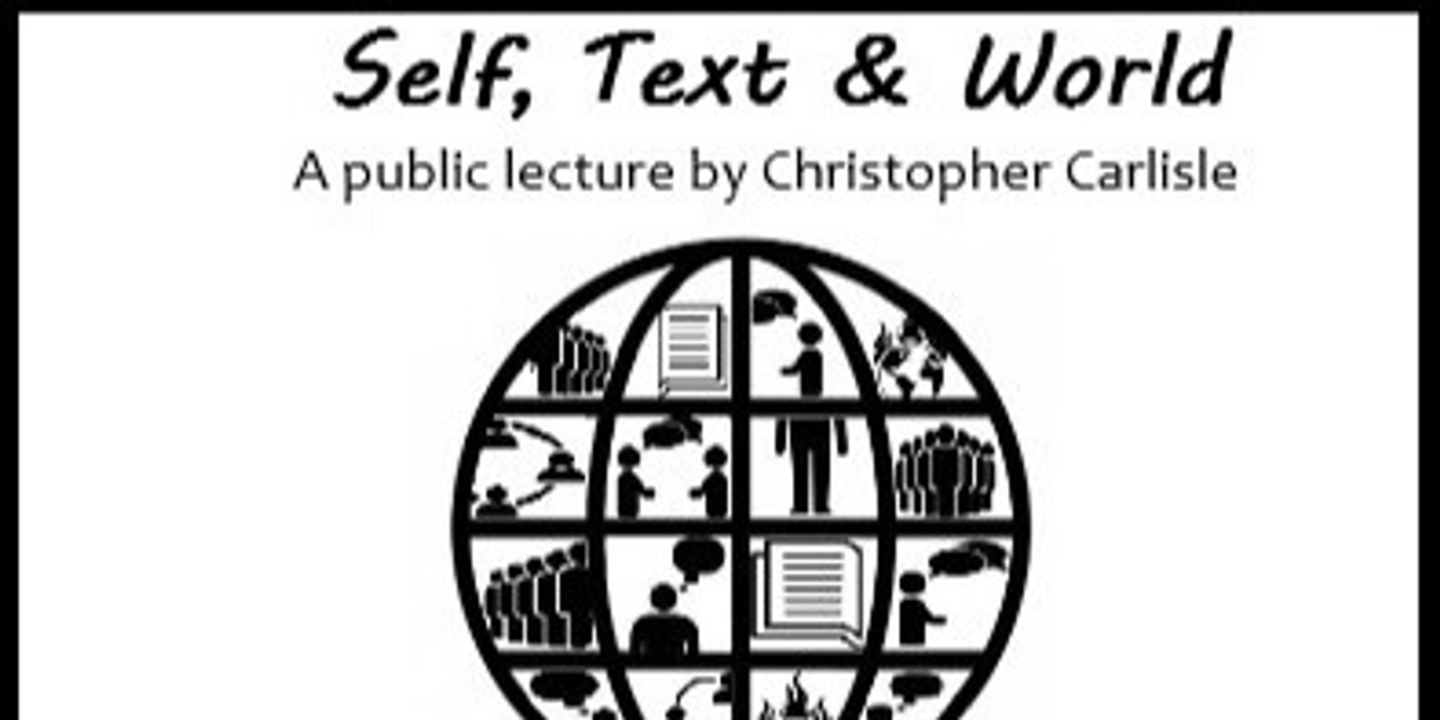 Banner image for NMS Lecture III: Self, Text & World