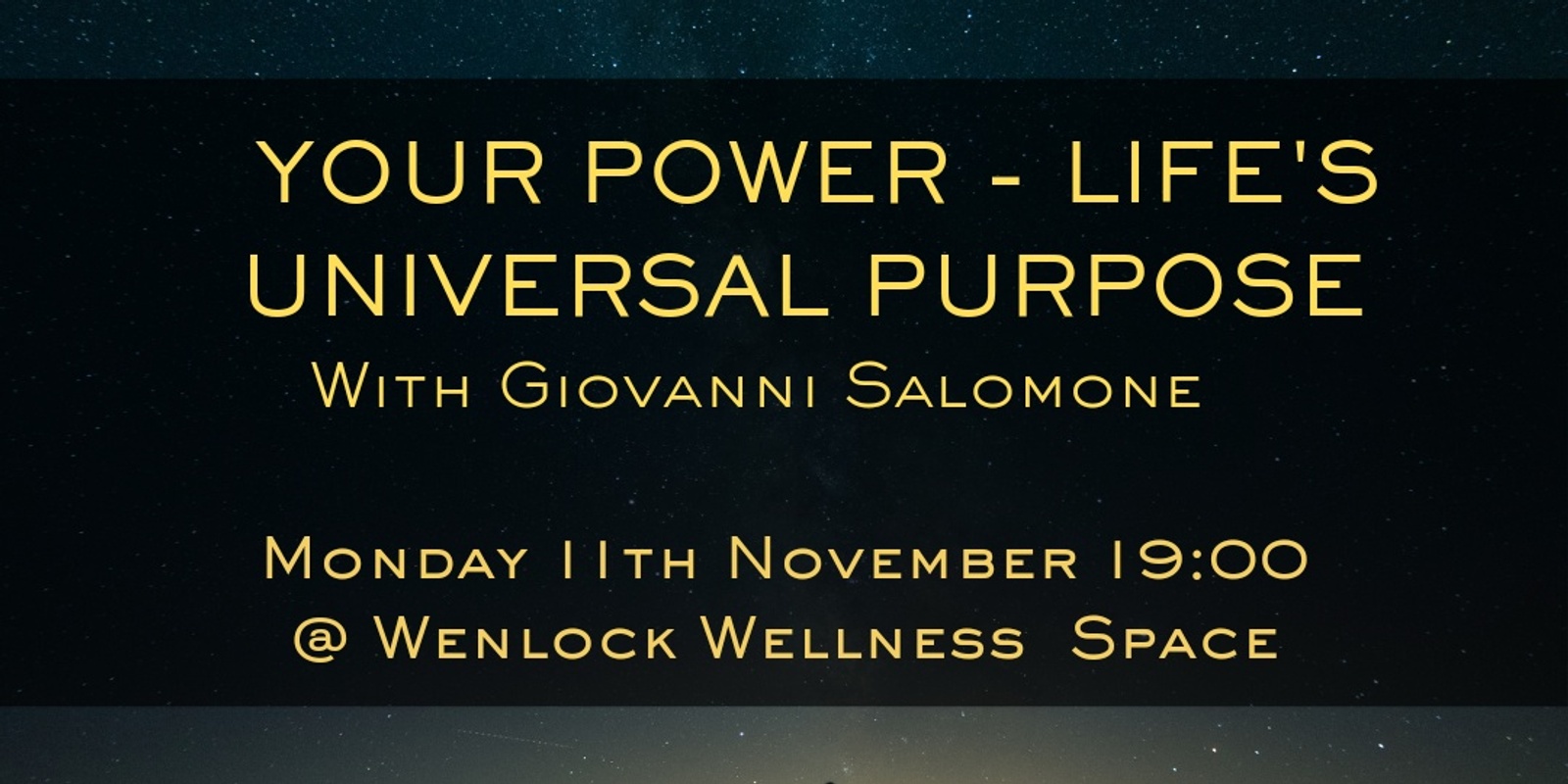 Banner image for Indoor Mens Circle 11th November - Your Power Life