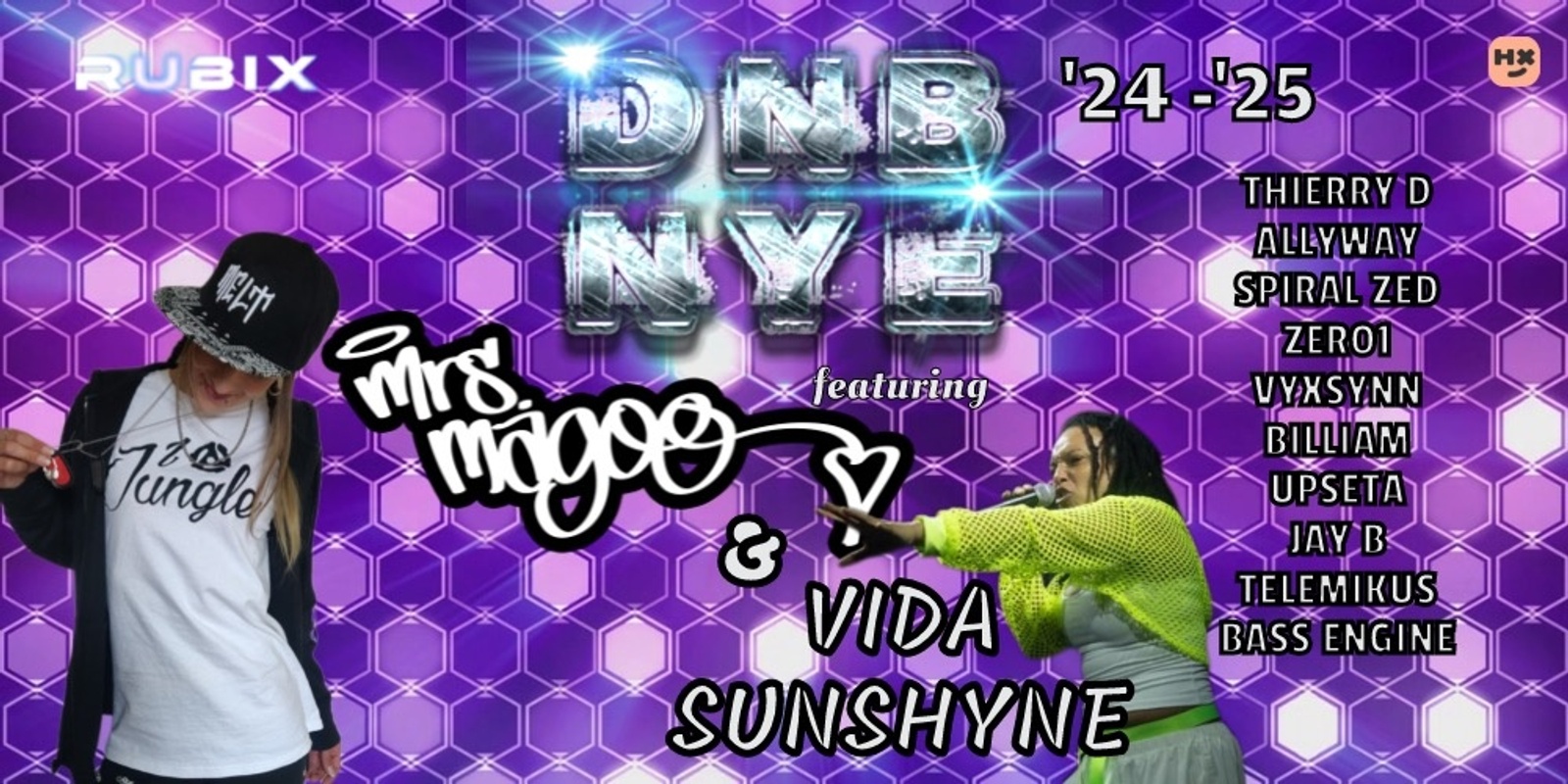 Banner image for DNB NYE ft Mrs Magoo (UK)