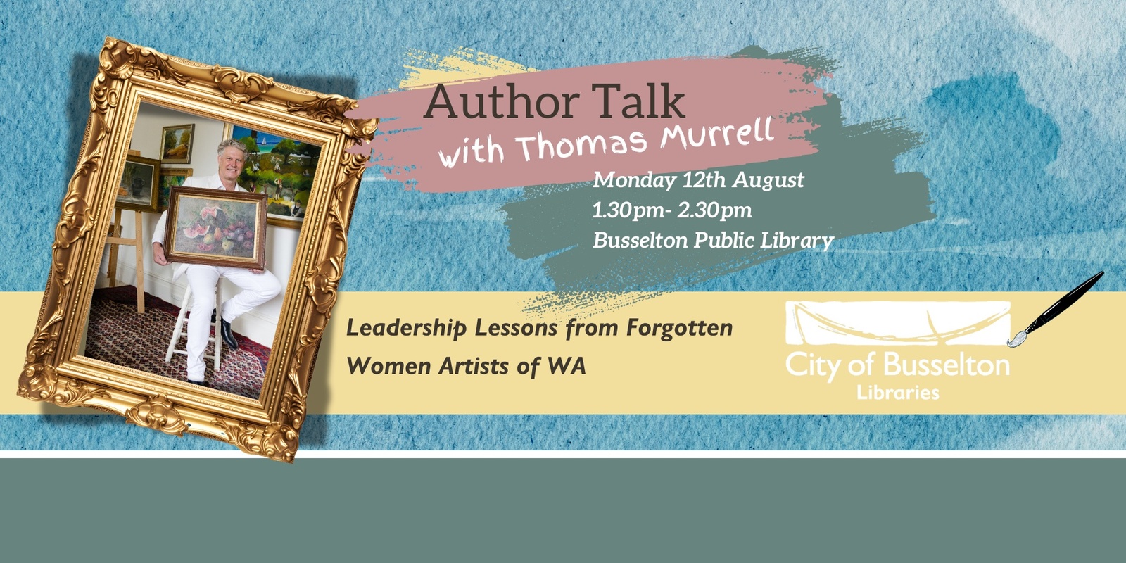 Banner image for Thomas Murrell : Leadership Lessons from Forgotten Women Artists of WA