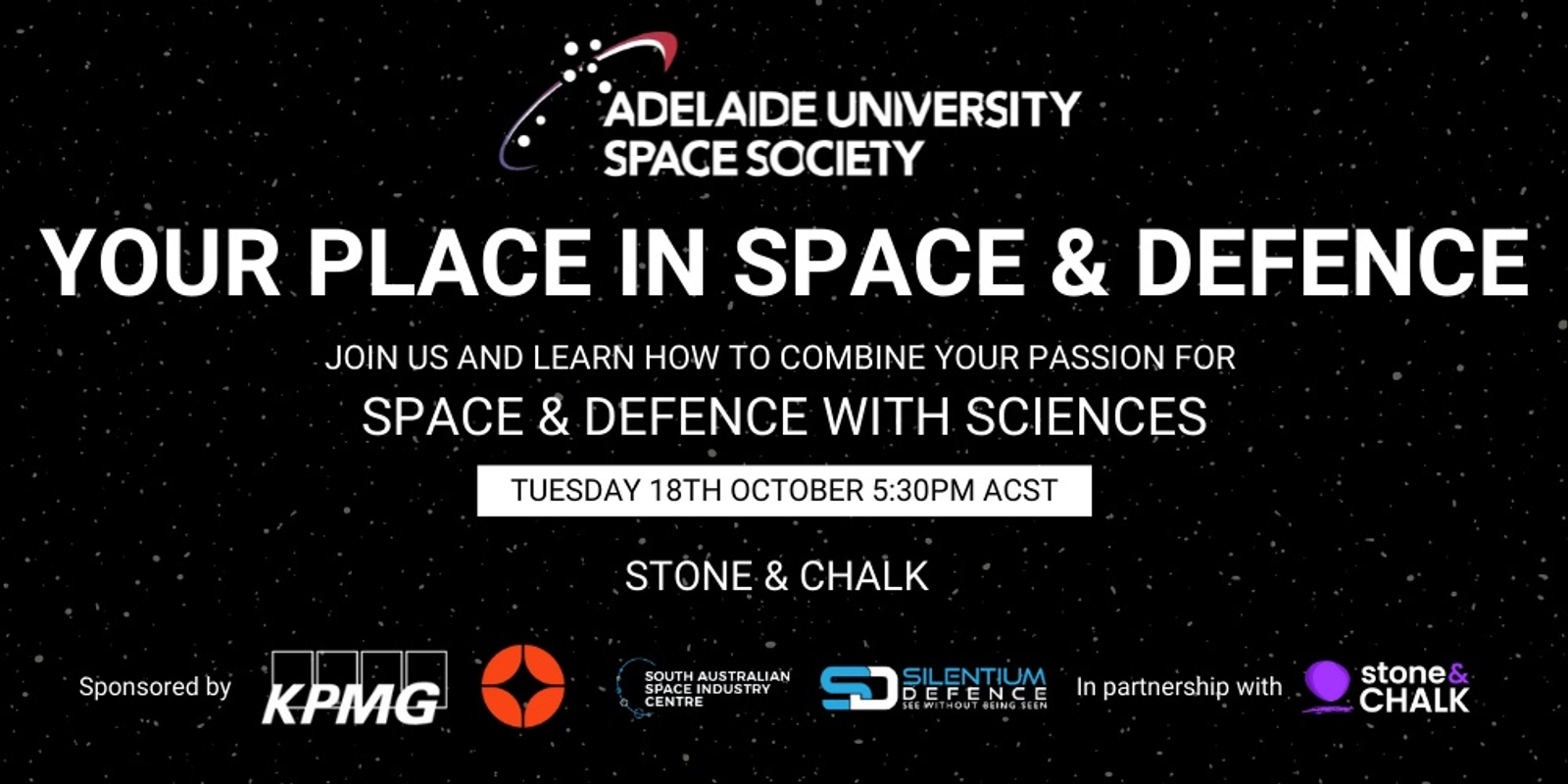 Banner image for Find your place in Space & Defence 🌟Calling all Scientists🌟