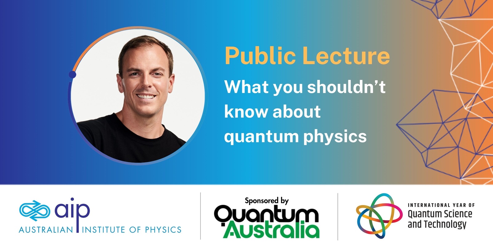 Banner image for What you shouldn’t know about quantum physics (Public Lecture)