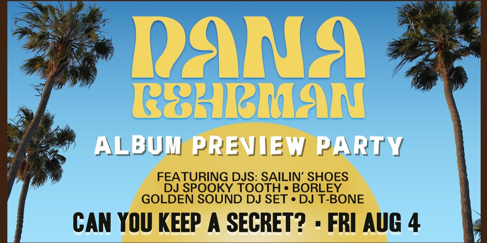 Banner image for Dana Gehrman - Album Preview Party