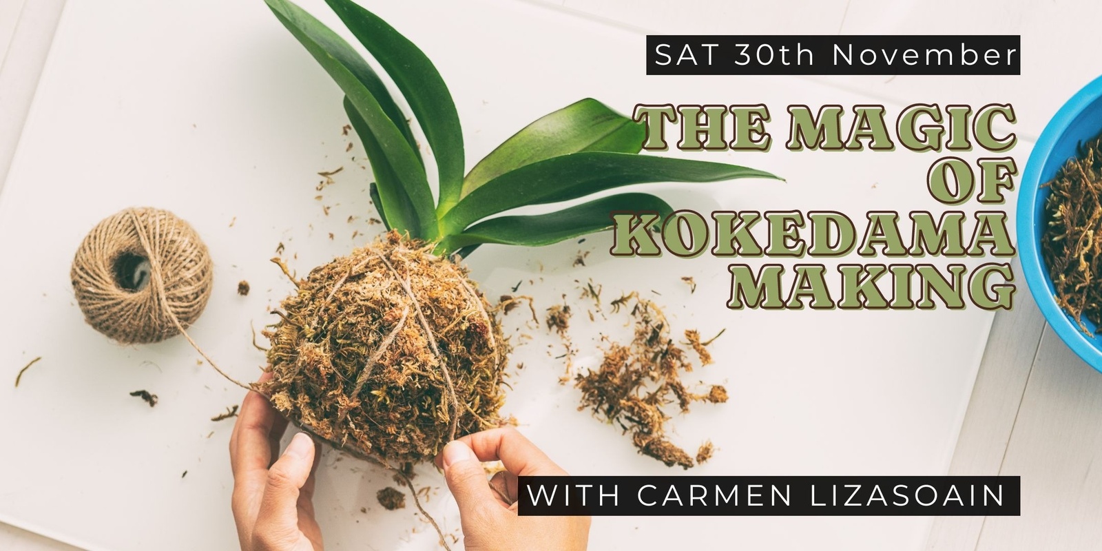 Banner image for The Magic of Kokedama Making