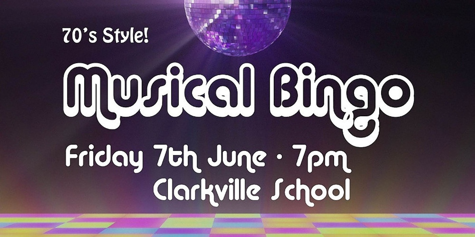 Banner image for Clarkville School Musical Bingo