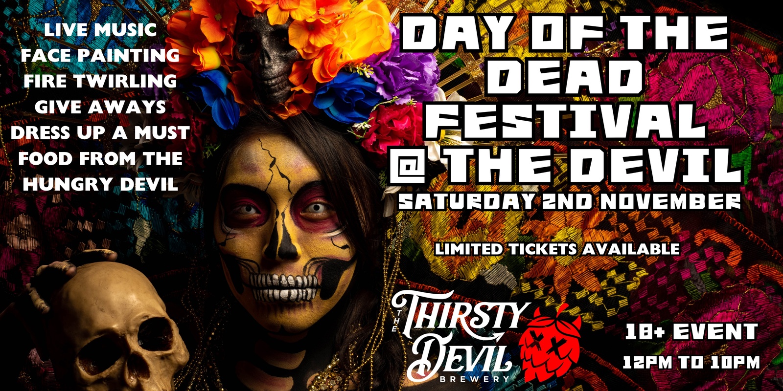 Banner image for Day of the Dead Festival @ the Devil