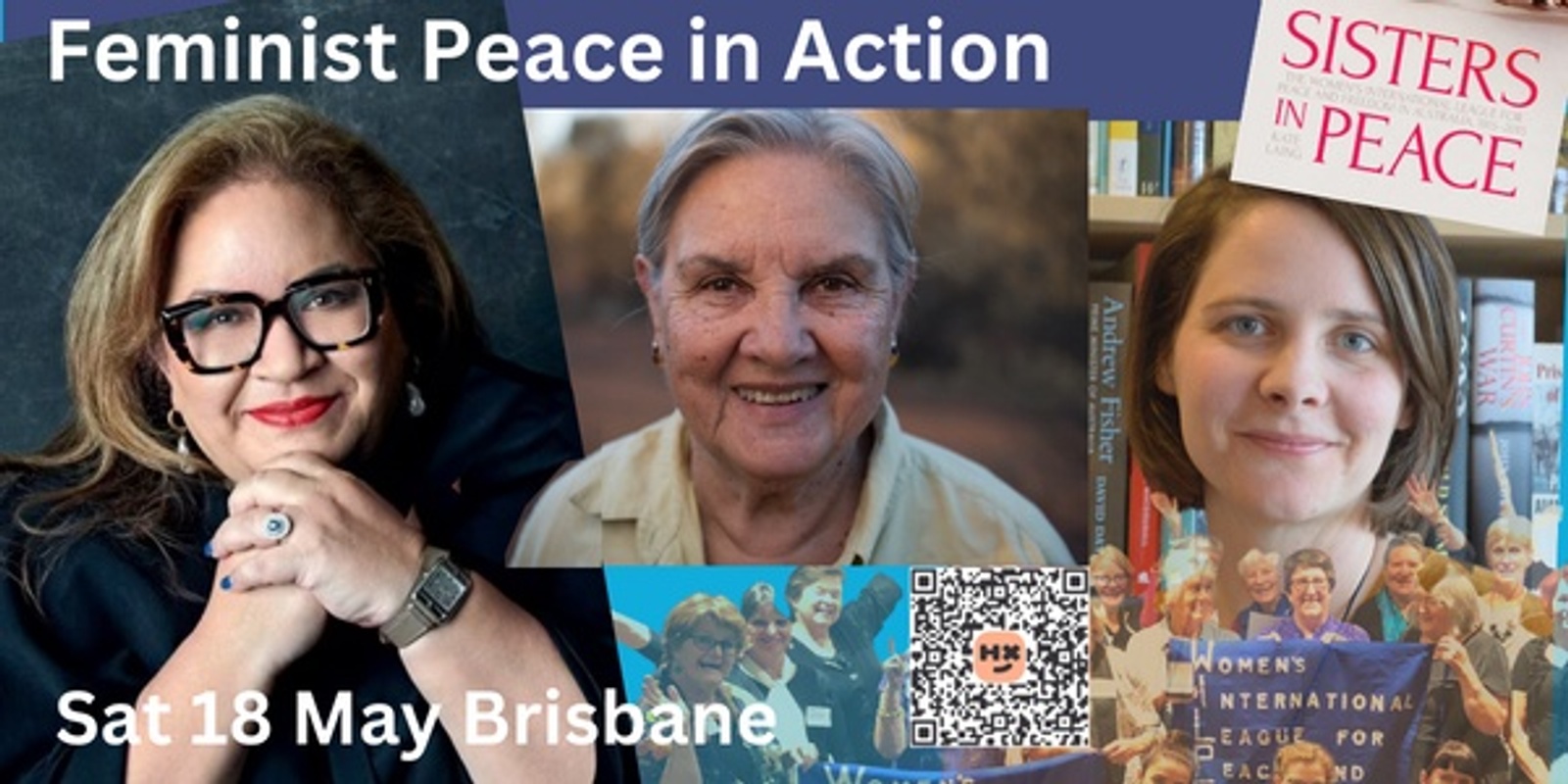Banner image for WILPF Australia Presents: Feminist Peace in Action: A morning of two inspiring guest speakers and more