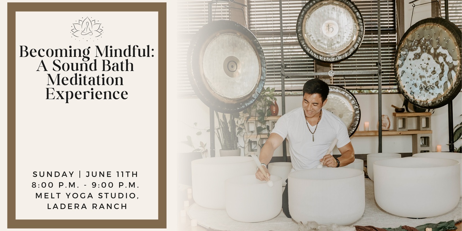 Banner image for Rest & Restore: A Sound Bath Meditation Experience + CBD (Ladera Ranch) 