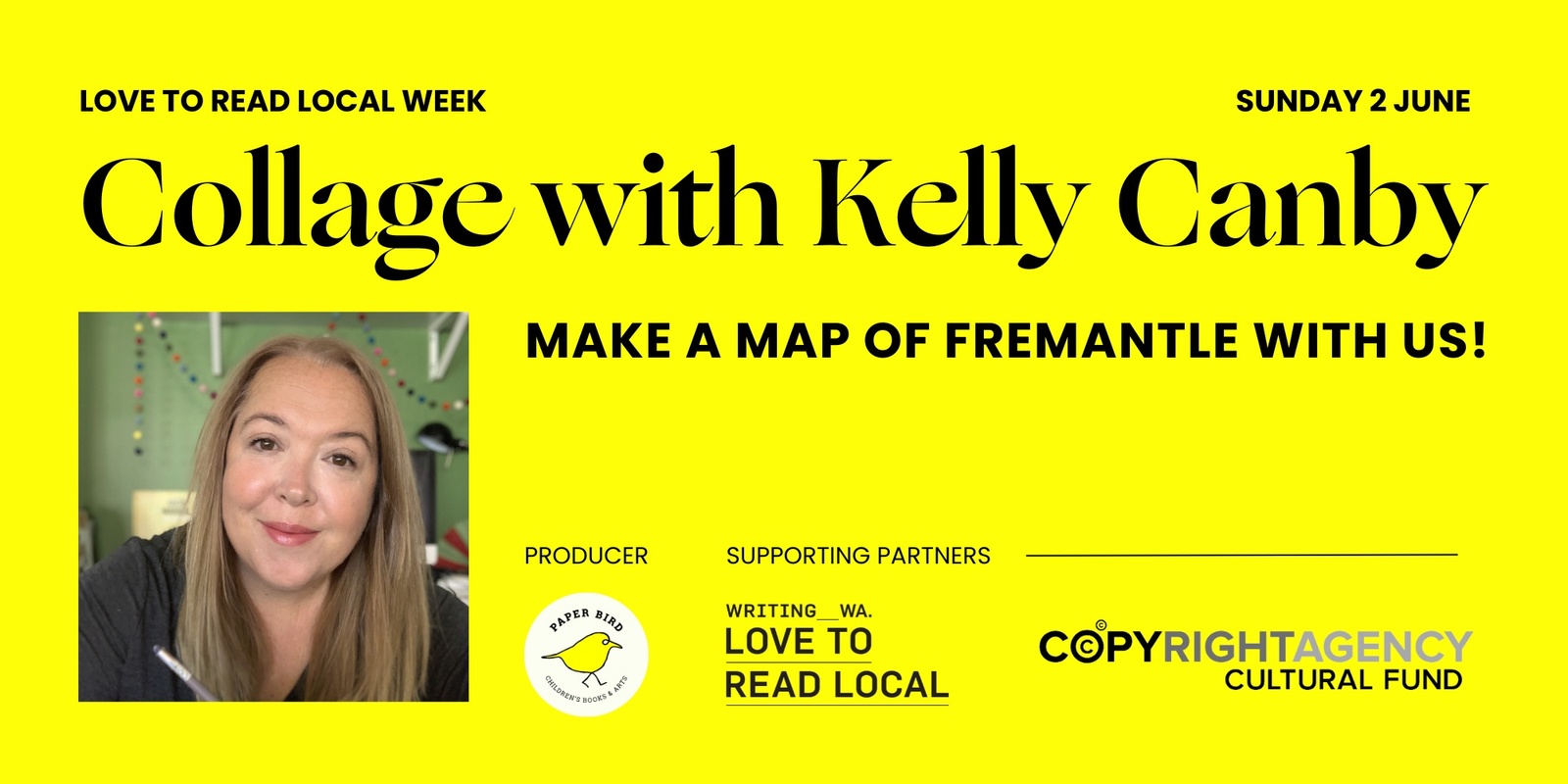 Banner image for Love to Read Local – Workshop with Kelly Canby