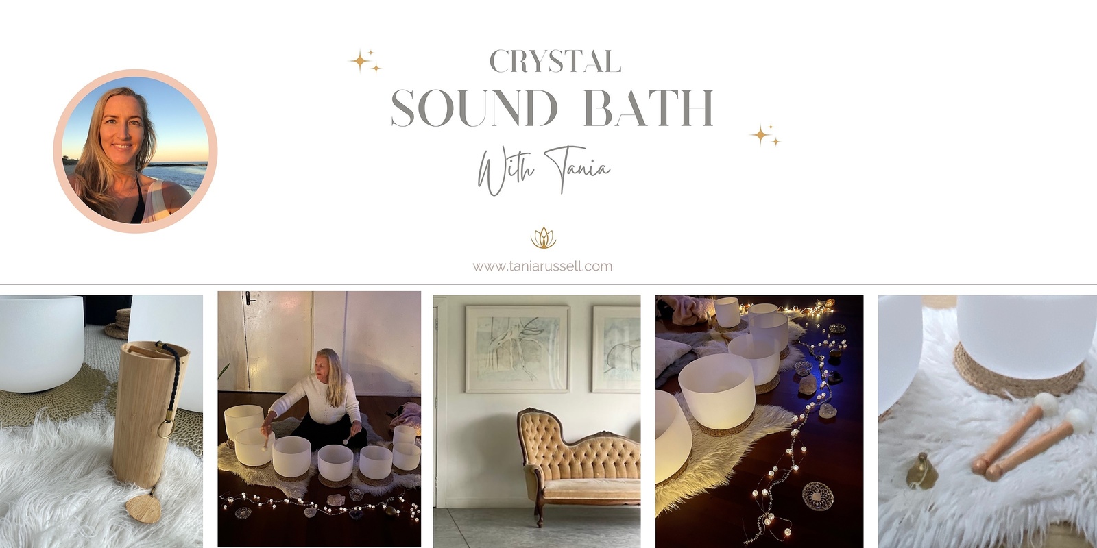 Banner image for Crystal Sound Bath Evening at Miranda Gallery