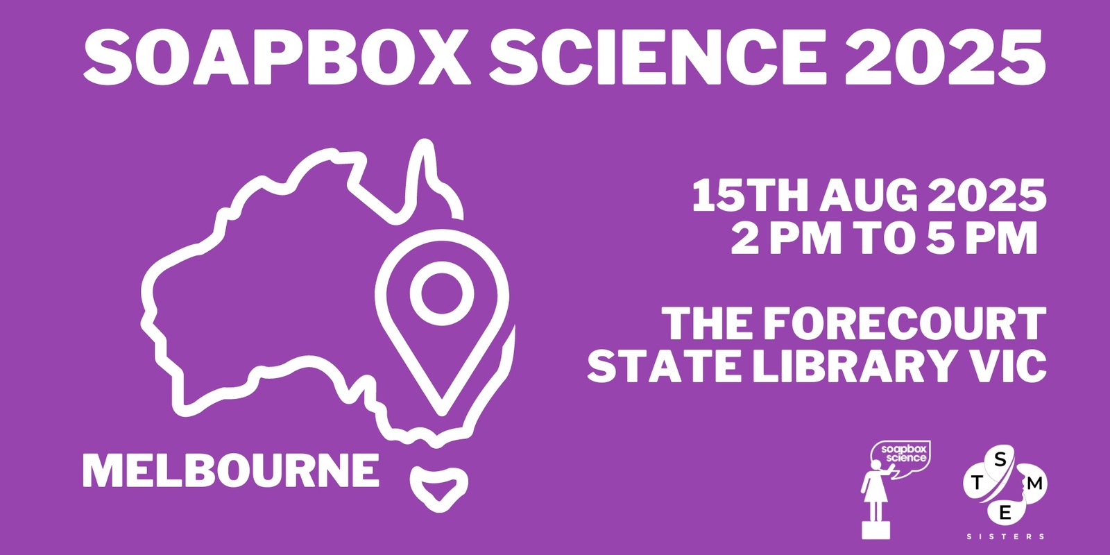 Banner image for Soapbox Science Melbourne 2025