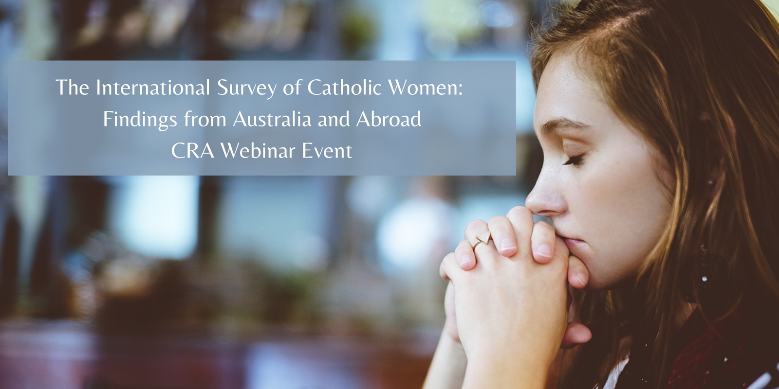 Banner image for The International Survey of Catholic women: Findings from Australia and Abroad