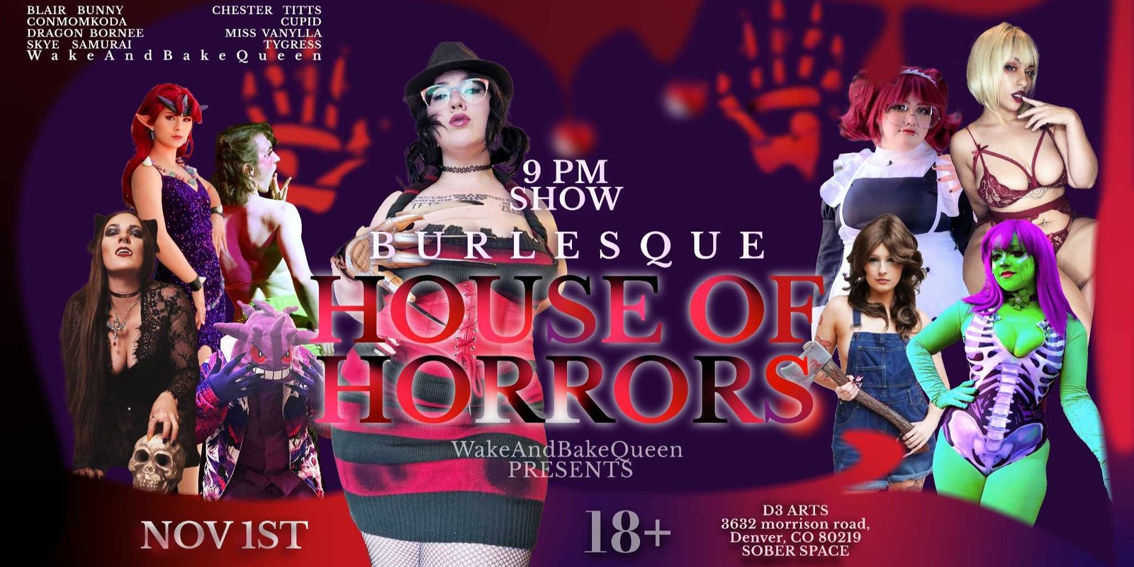 Banner image for Burlesque House of Horrors 9pm showing