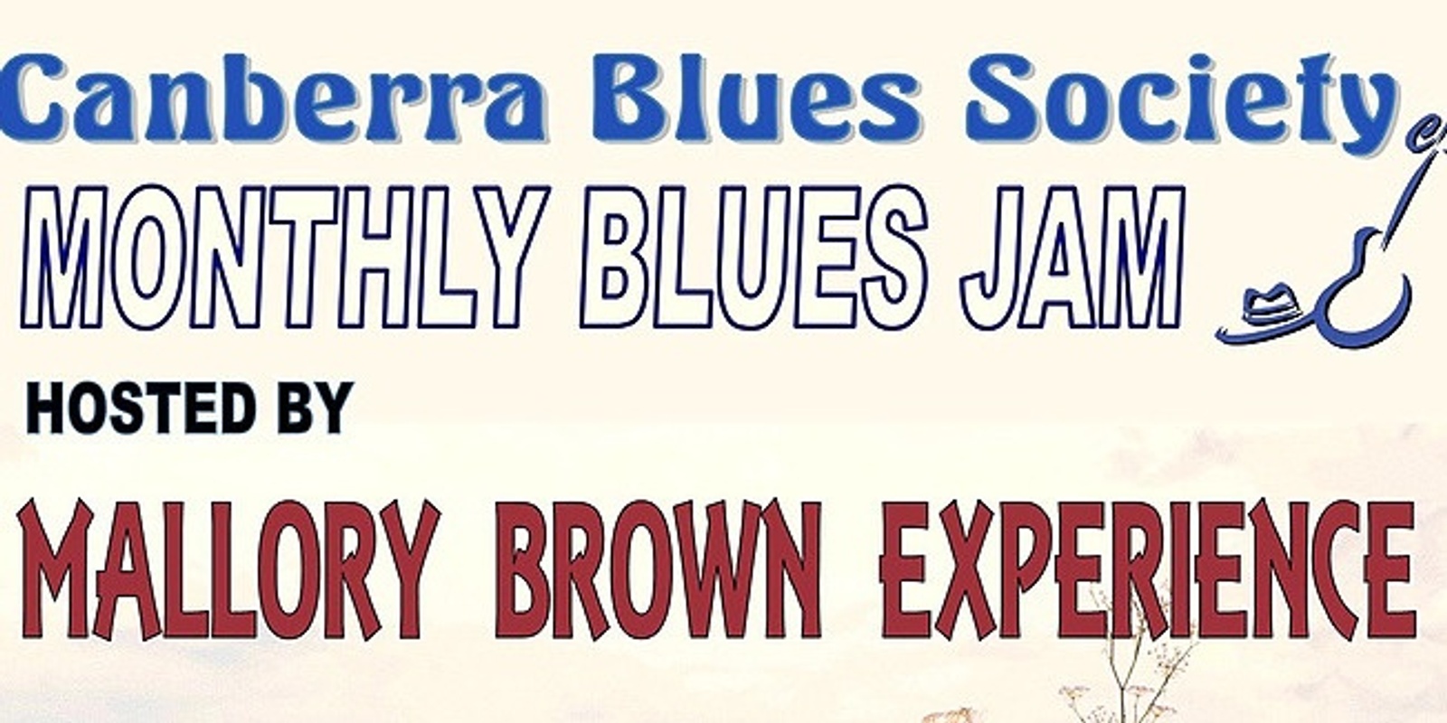 Banner image for CBS May Blues Jam hosted by Mallory Brown Experience