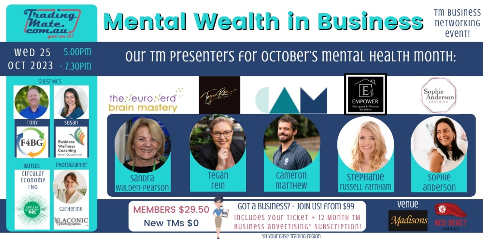 Banner image for TM Oct 2023 Mental Wealth in Business
