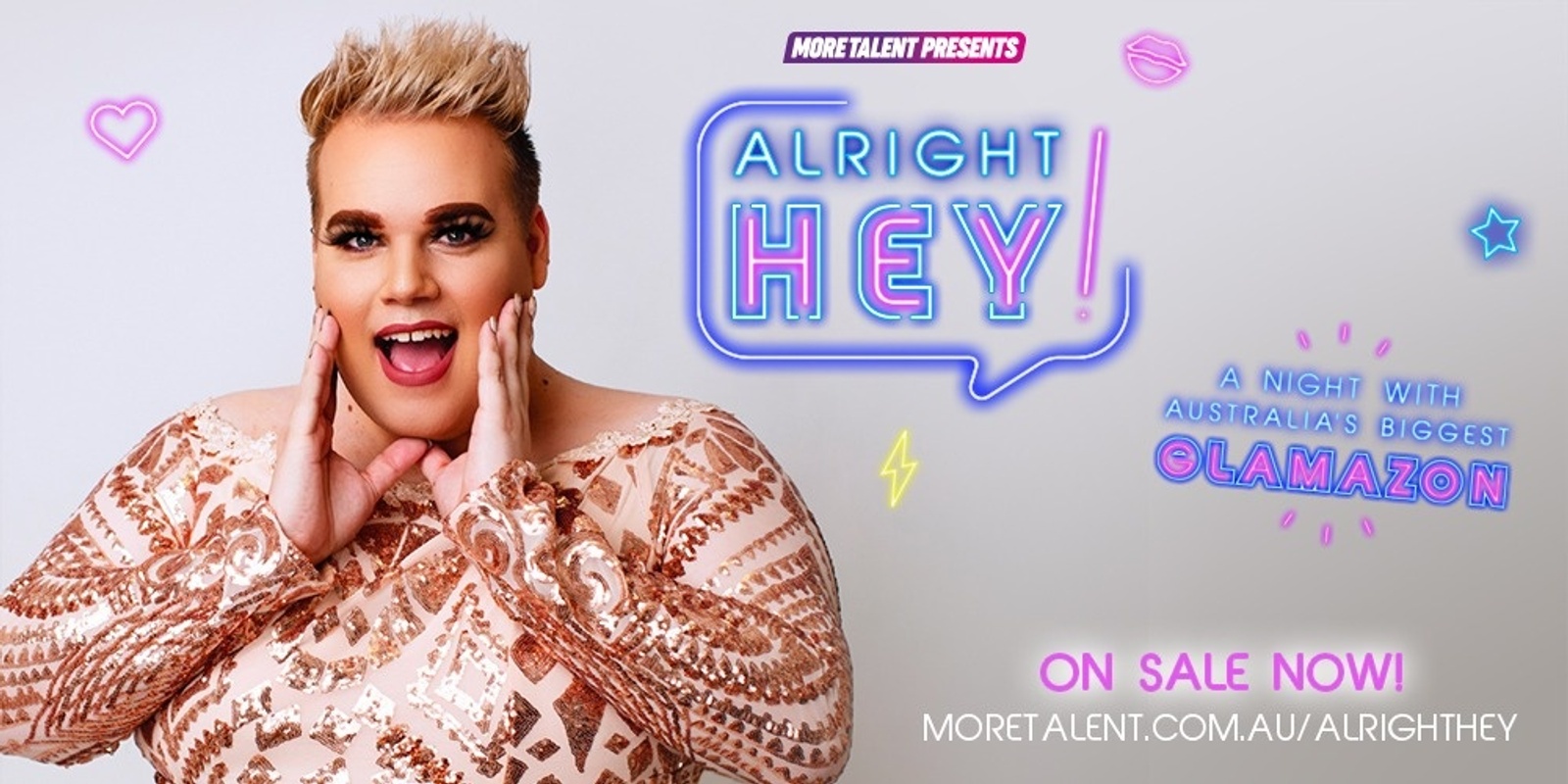 Banner image for Alright Hey! 💋 A Night With Australia's Biggest Glamazon