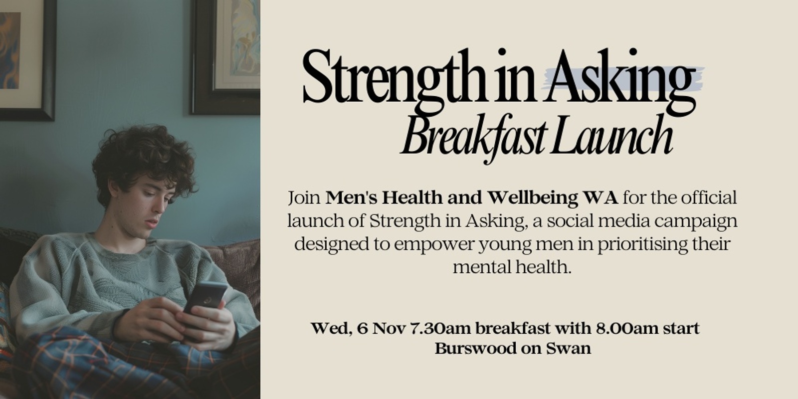 Banner image for Strength in Asking - Breakfast Launch