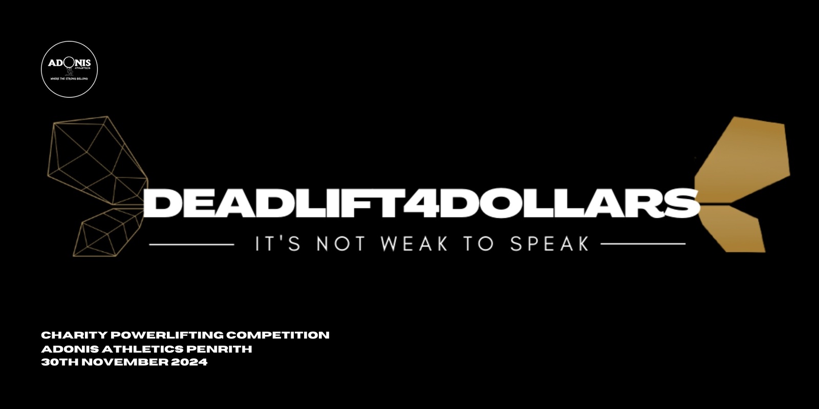 Banner image for Deadlift 4 Dollars 2024