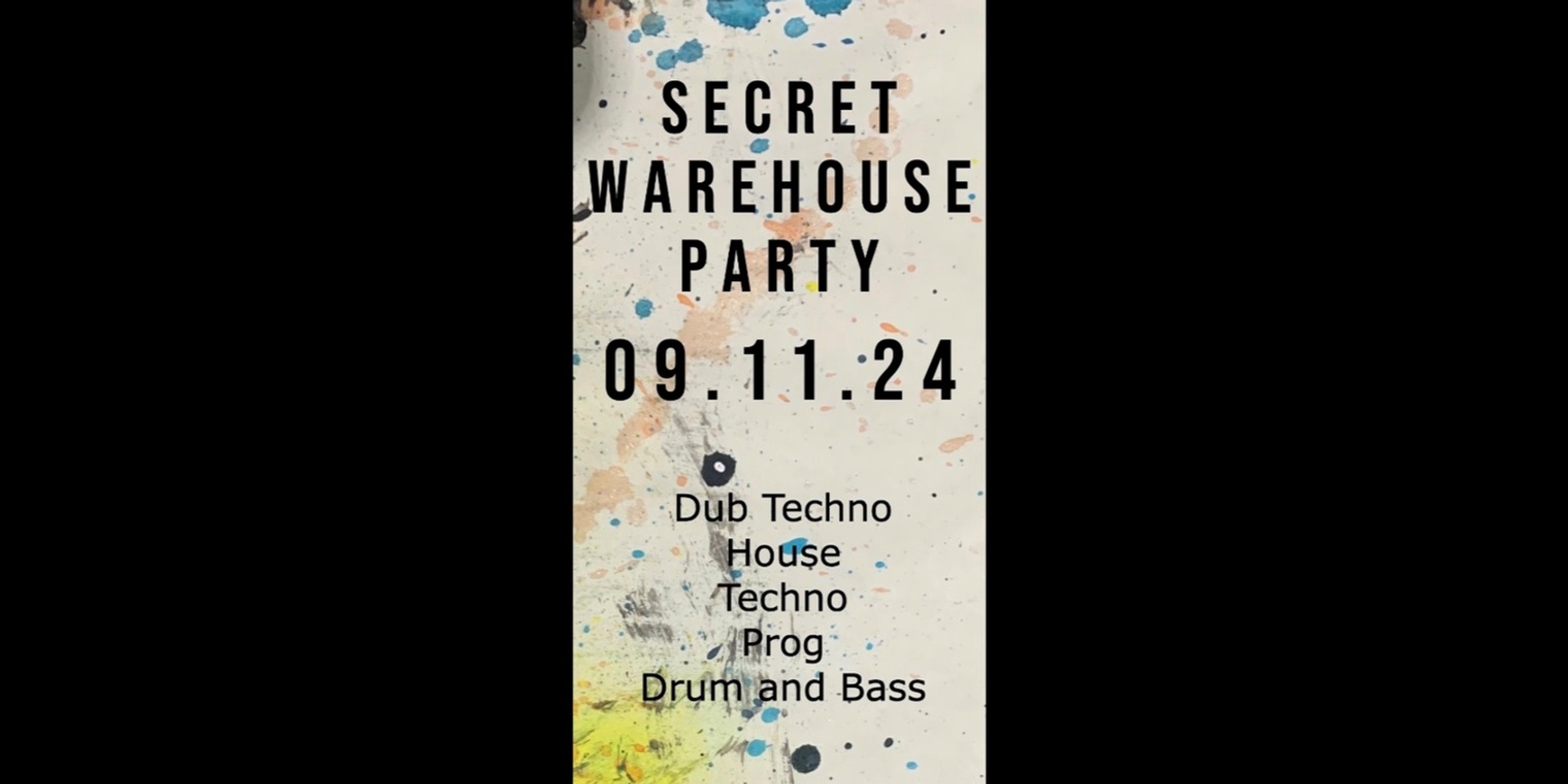 Banner image for Secret Warehouse Party