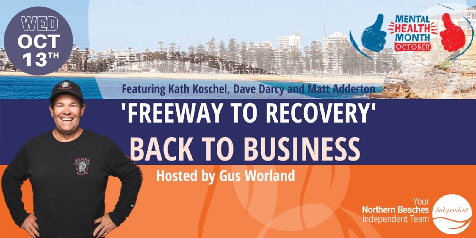 Banner image for 'FREEWAY TO RECOVERY' BACK TO BUSINESS
