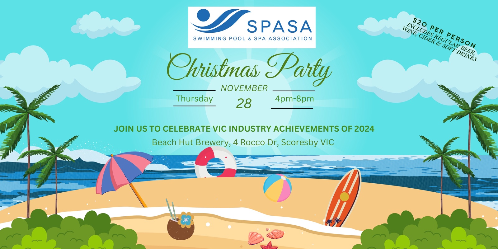 Banner image for SPASA  | Victoria Crazy Shirt Christmas Party