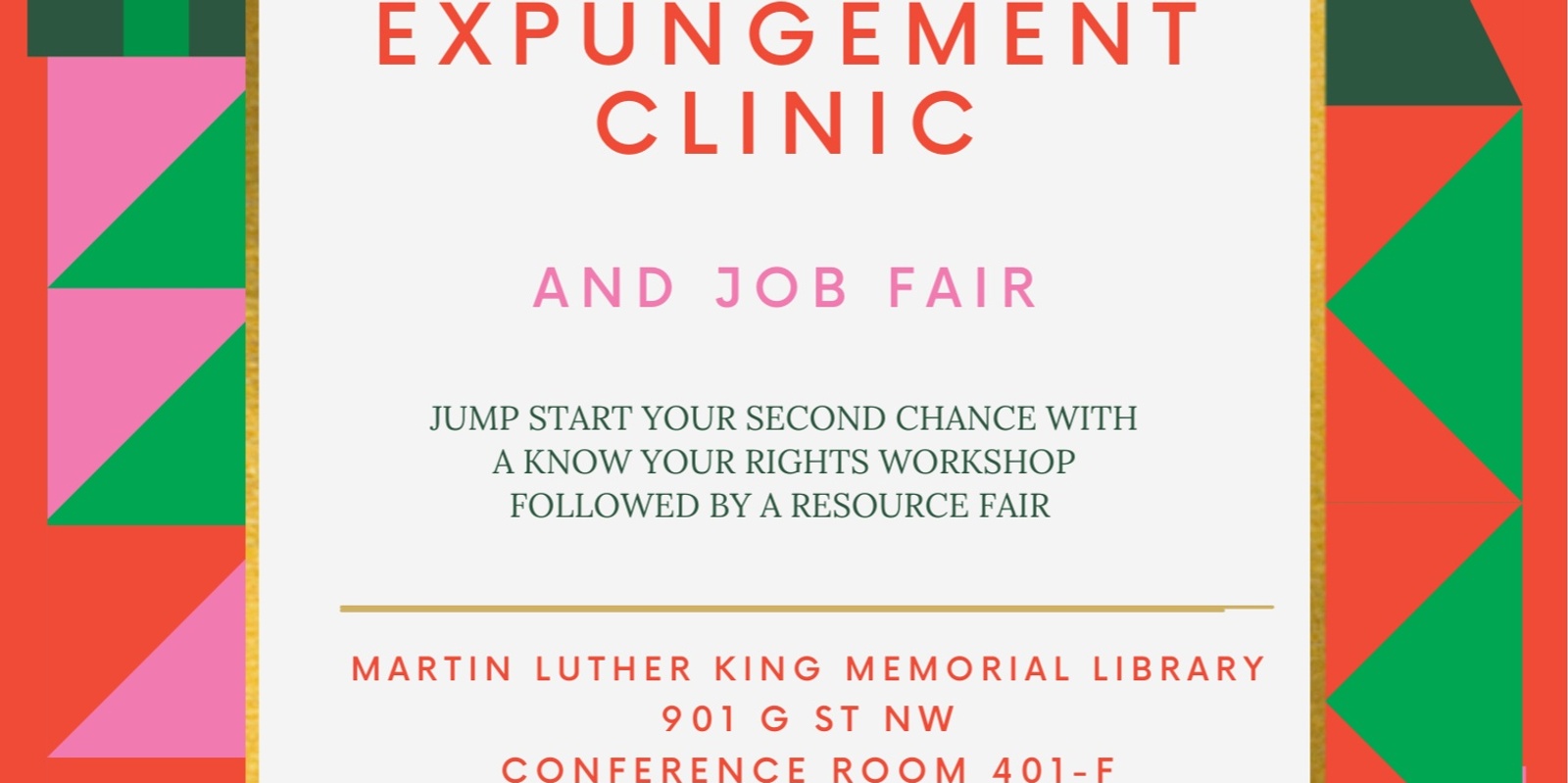 Banner image for Rep Oye Presents: Expungement Clinic