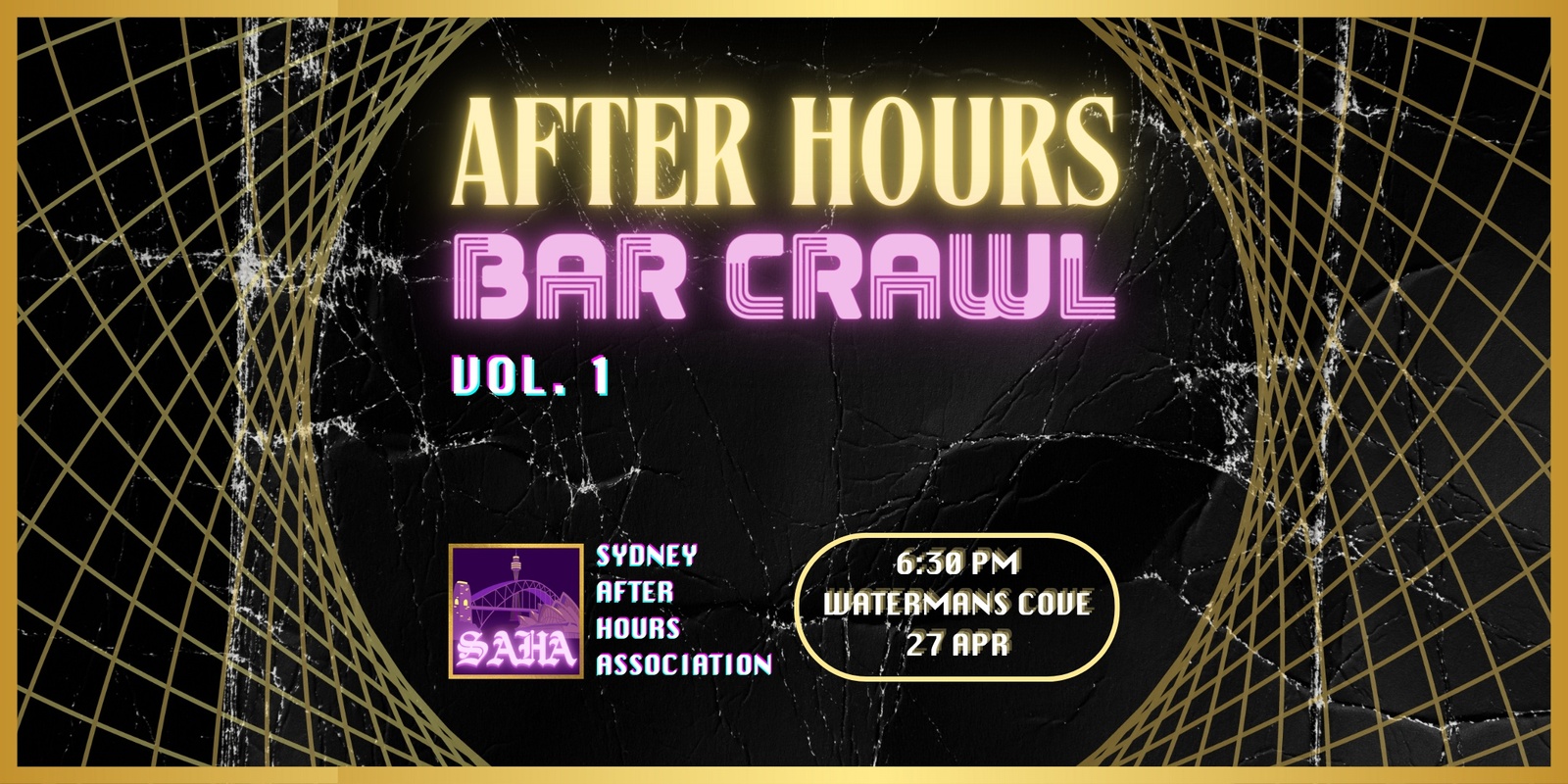 Banner image for AFTER HOURS BAR CRAWL VOL.1