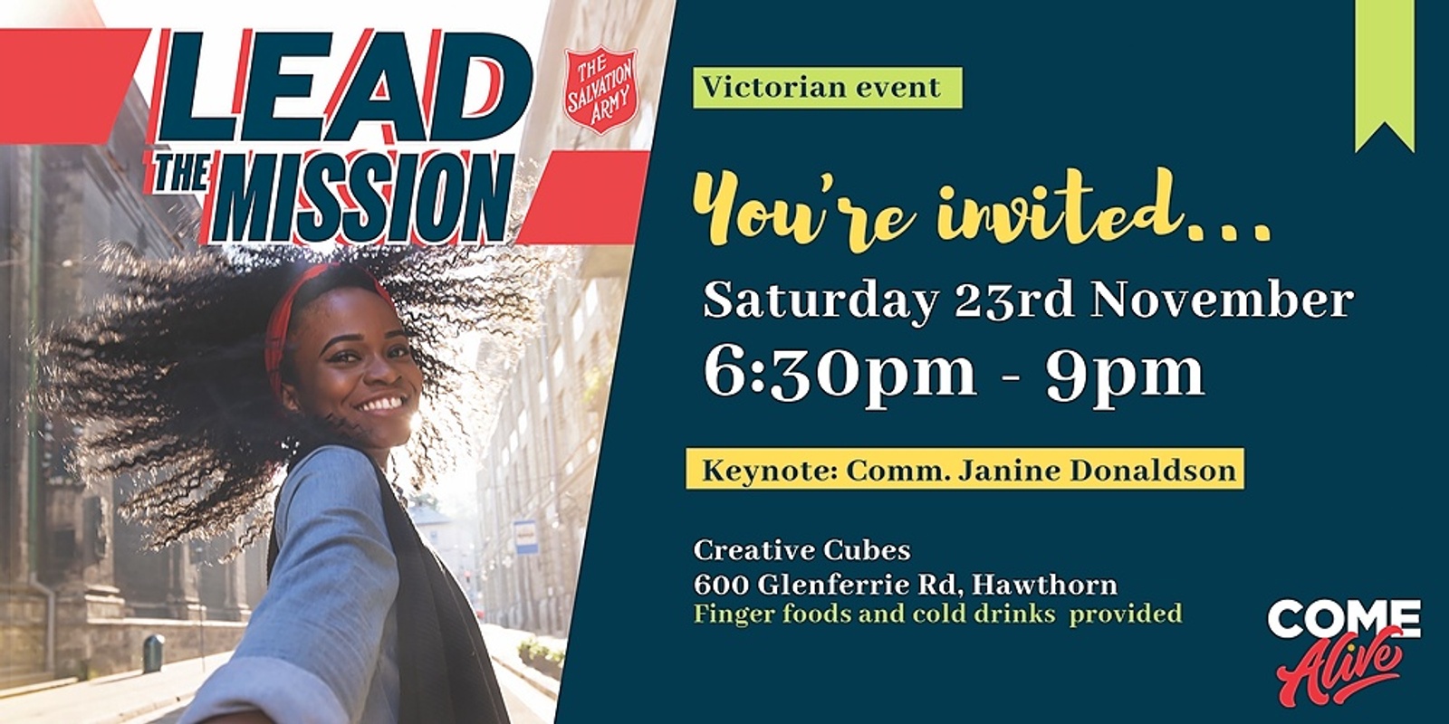 Banner image for ComeAlive Victoria 2019 - Hawthorn