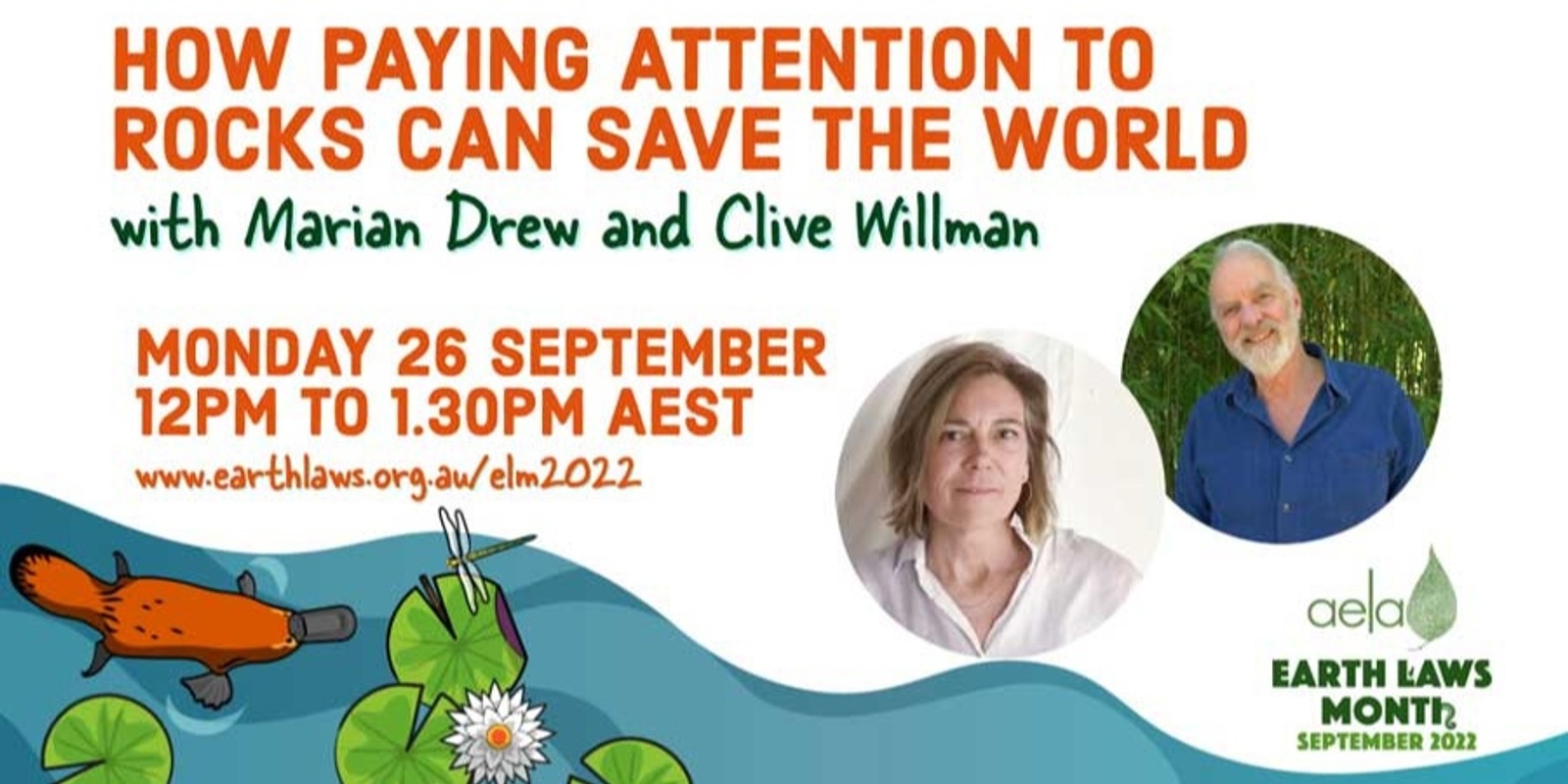 How paying attention to rocks can save the world with Marian Drew and Clive Willman