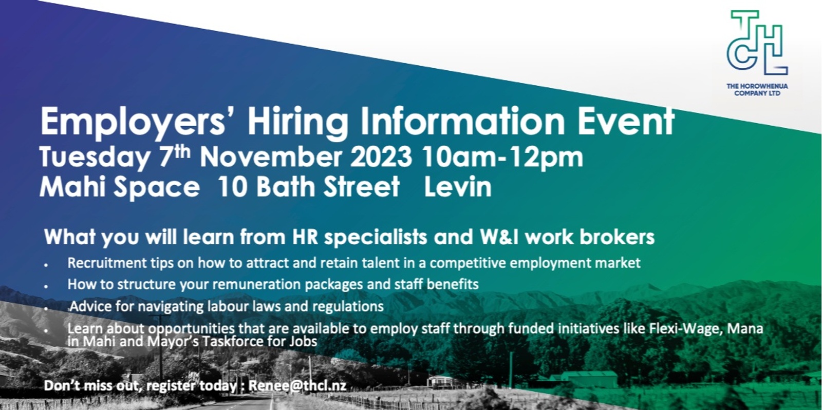Banner image for Employer's Hiring Information Event