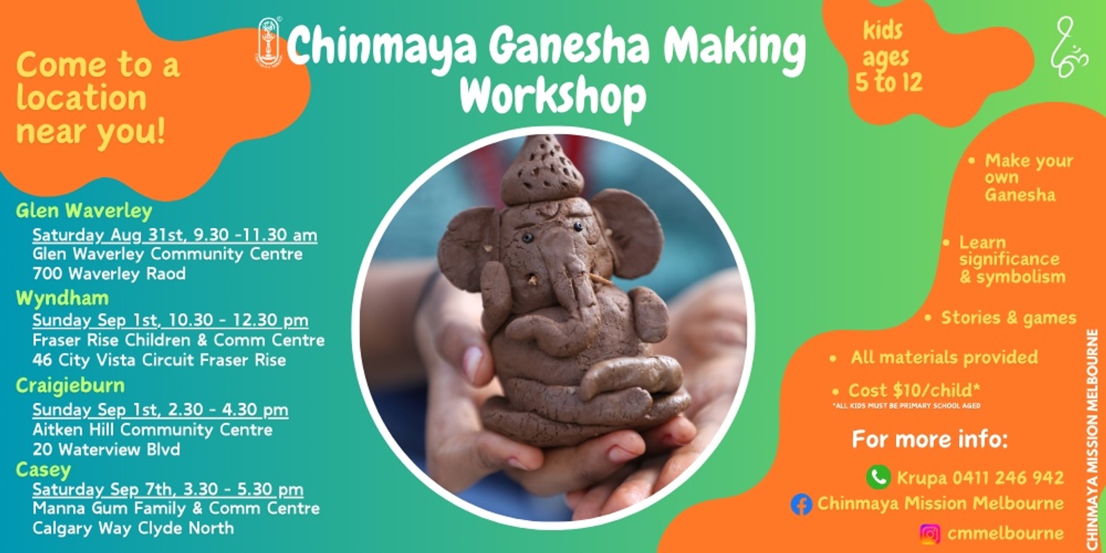 Banner image for Chinmaya Ganesha Workshop (CGW) 2024