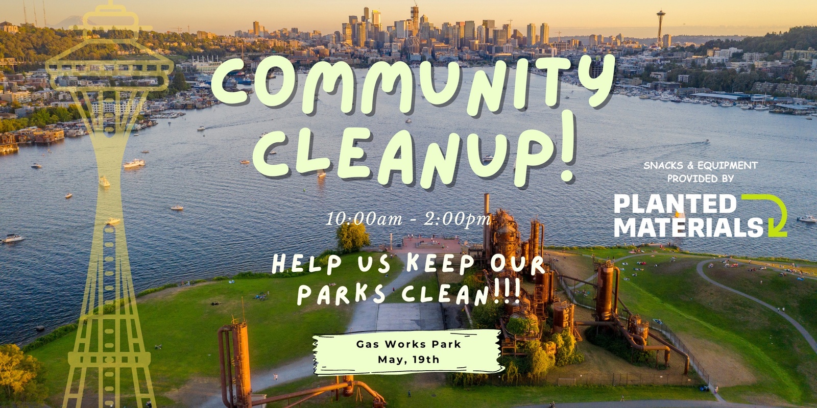 Banner image for Community Clean Up - Gas Works Park