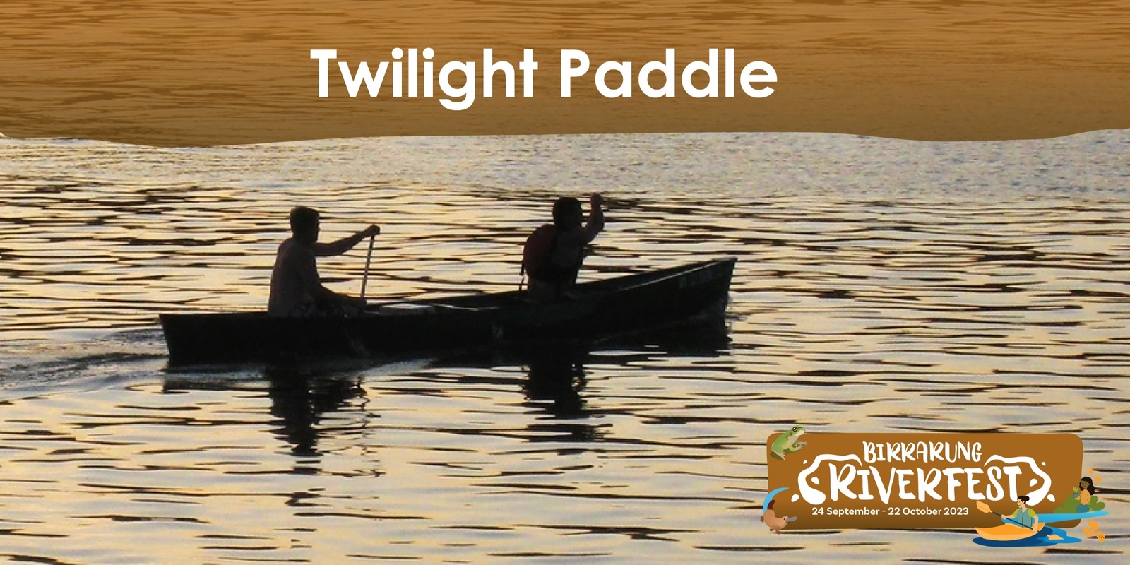Banner image for Twilight paddle (with bats and music!)