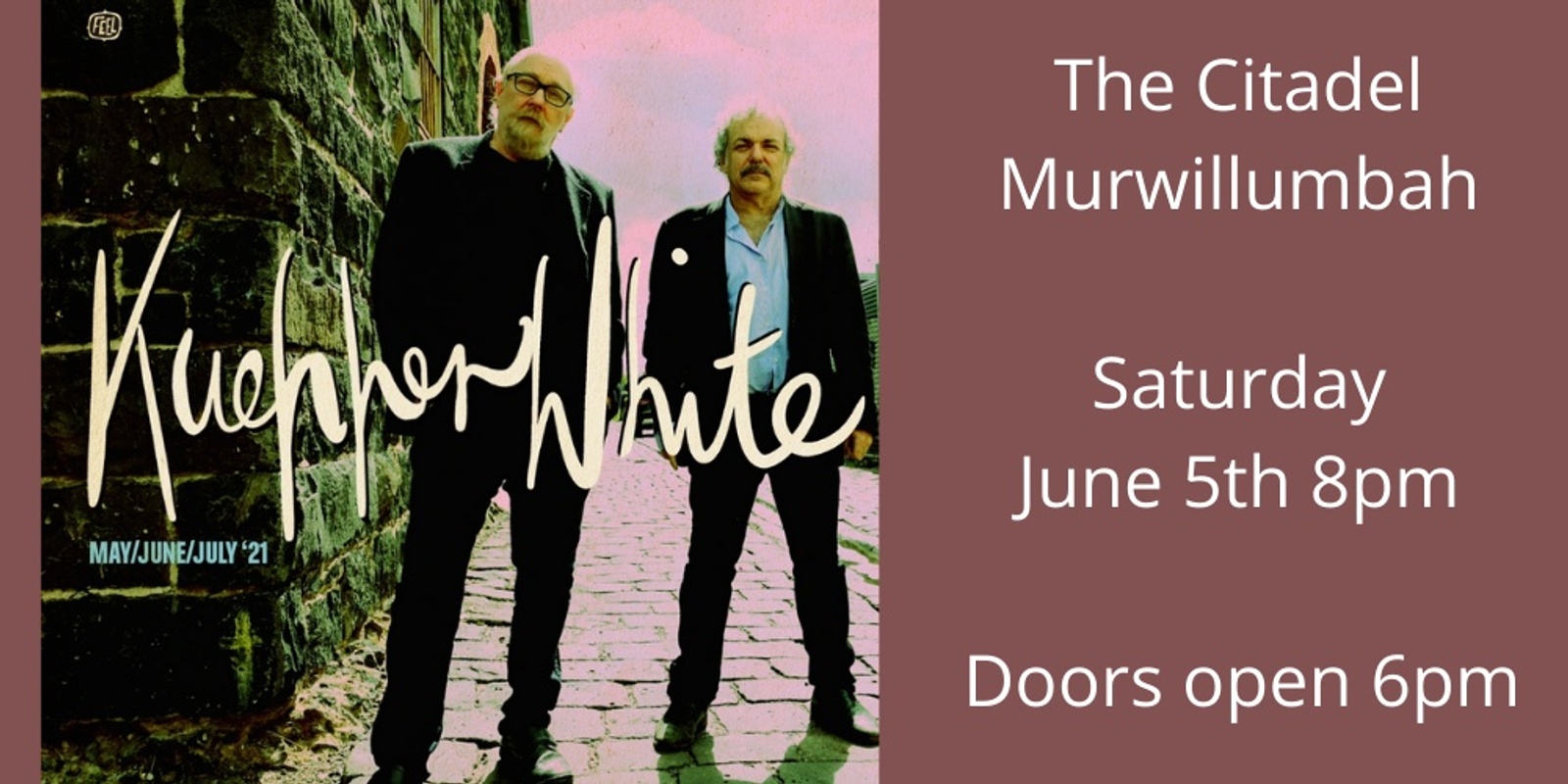 Ed Kuepper with Jim White-Sat 5th June