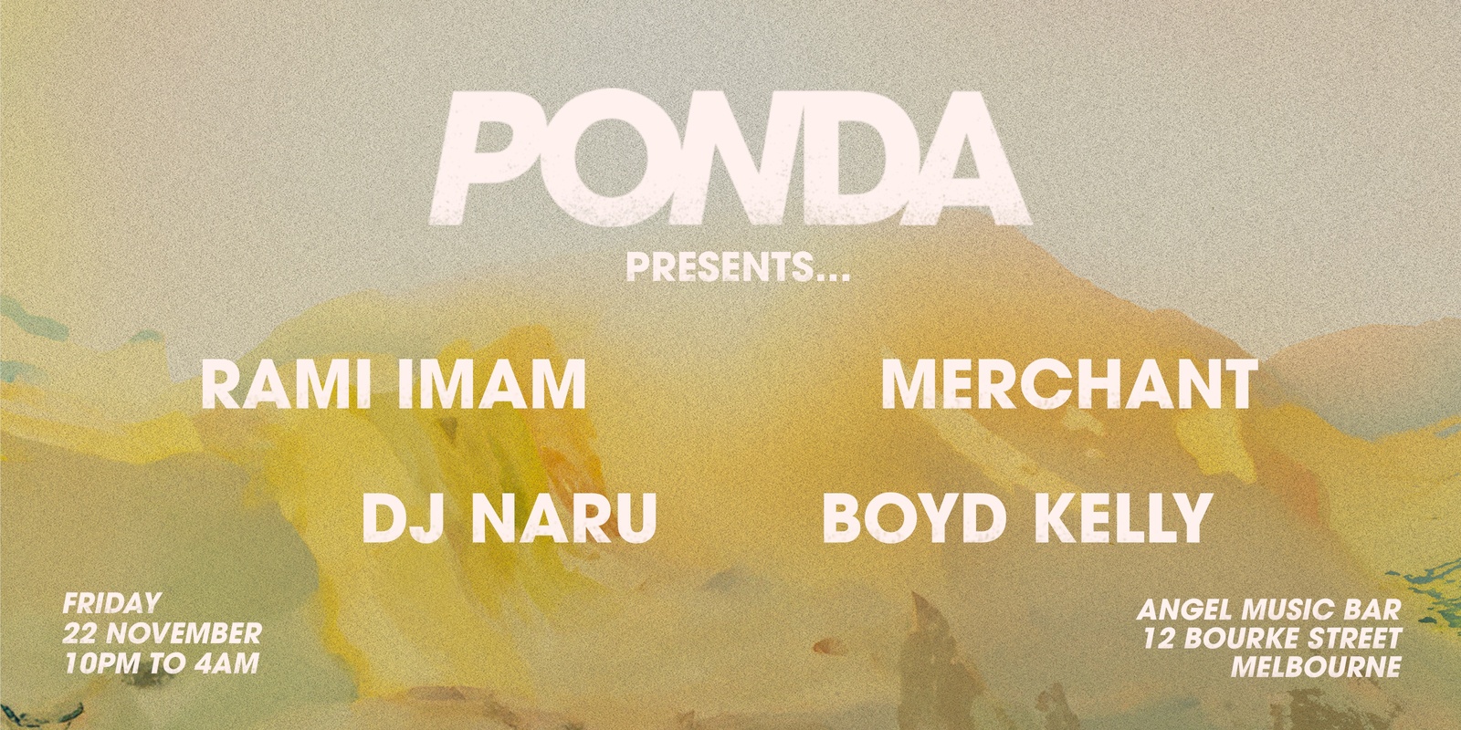 Banner image for Ponda Presents