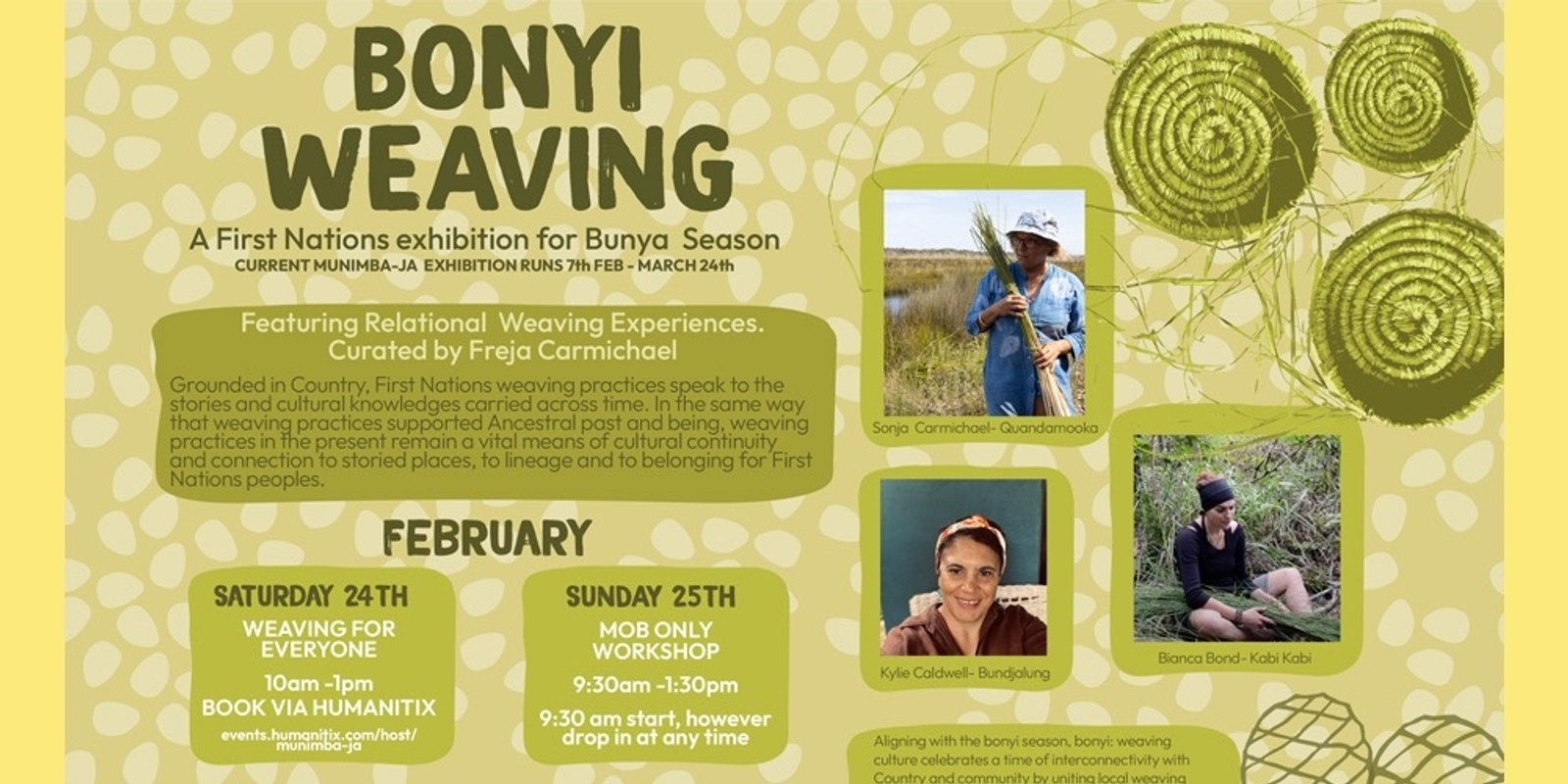 Banner image for BONYI WEAVING CULTURE PUBLIC  WORKSHOP