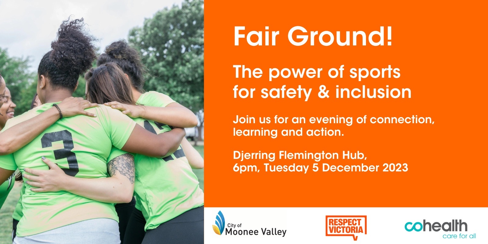 Banner image for Fair Ground: The power of sport to create safety and inclusion