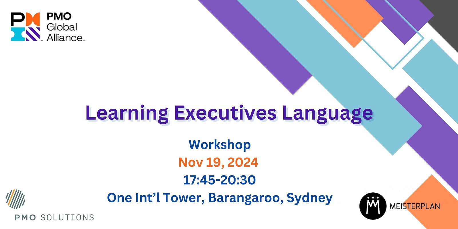 Banner image for Workshop Sydney- Learn Executives Lingo