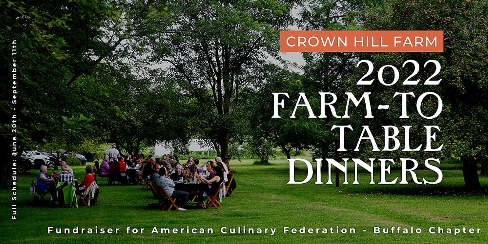 Banner image for Farm-To-Table Dinner with American Culinary Federation Buffalo Chapter
