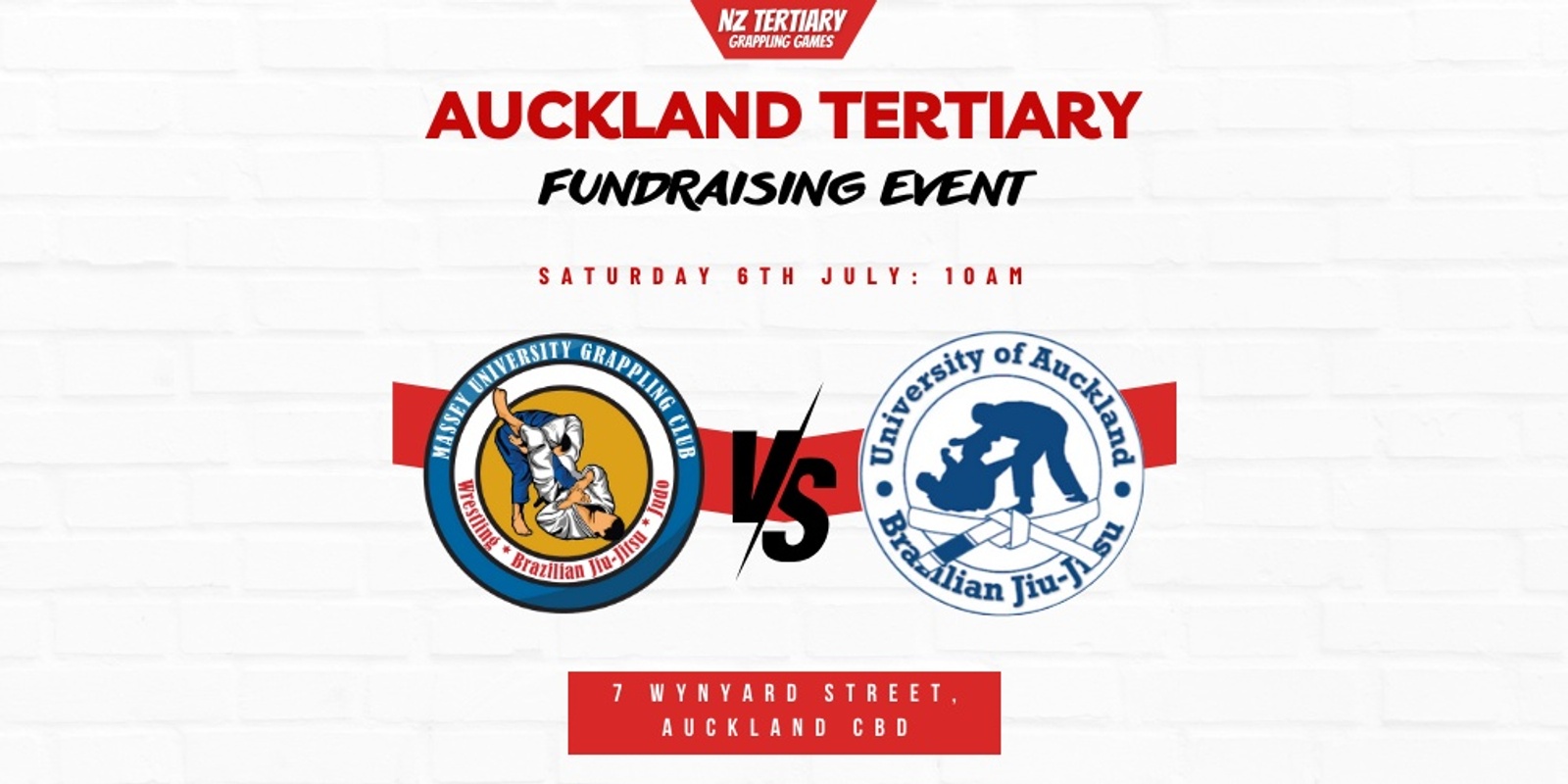 Banner image for Auckland Tertiary Grappling Fundraising Event