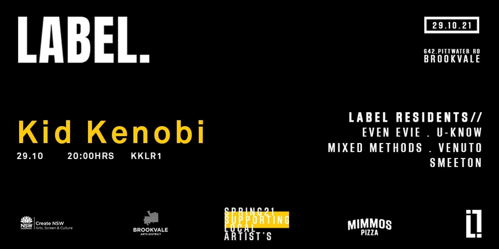 Banner image for LABEL. presents Kid Kenobi 